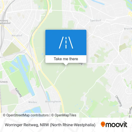 Карта Worringer Reitweg