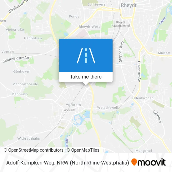 Adolf-Kempken-Weg map