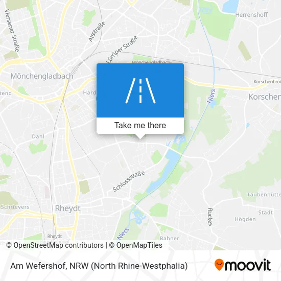 Am Wefershof map