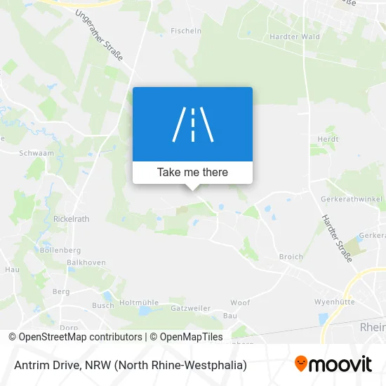 Antrim Drive map