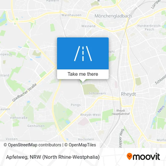 Карта Apfelweg