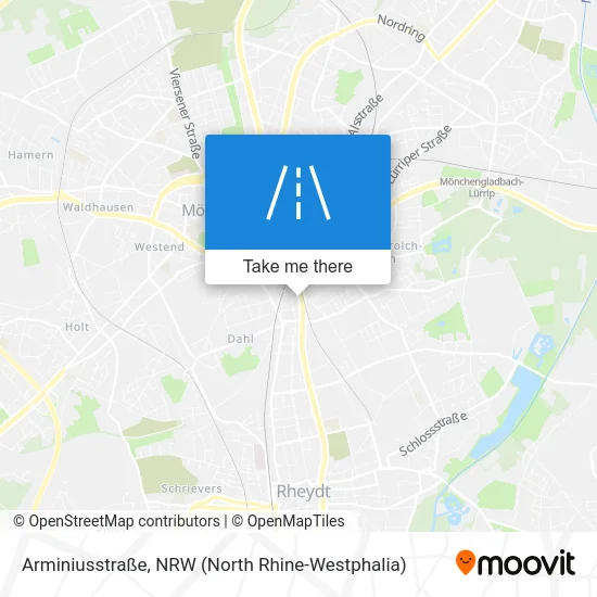 Карта Arminiusstraße