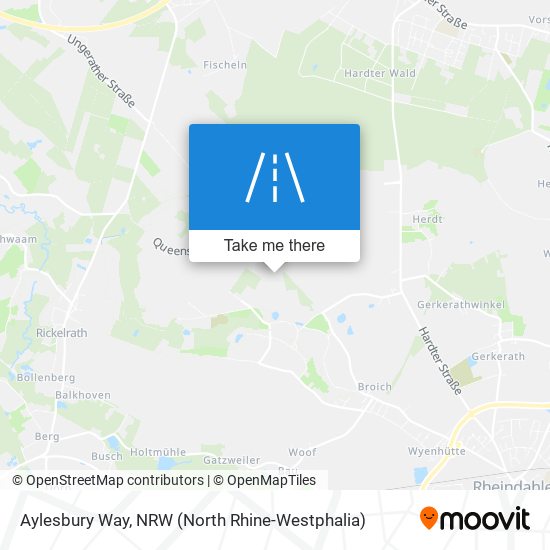 Aylesbury Way map