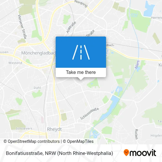 Bonifatiusstraße map