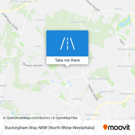 Buckingham Way map