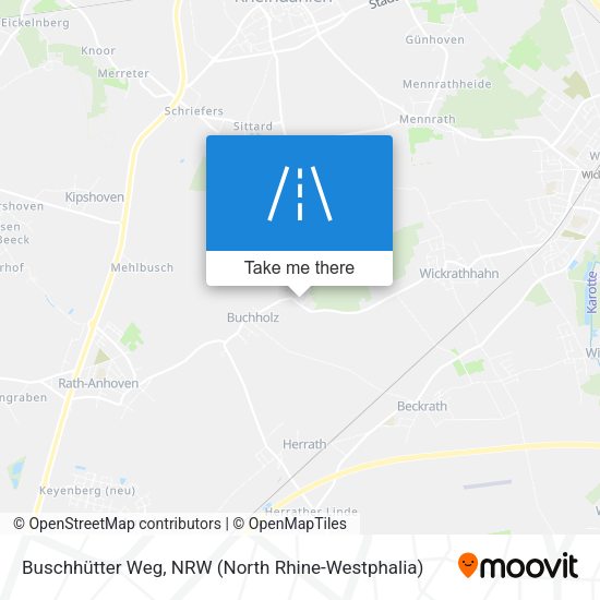 Buschhütter Weg map