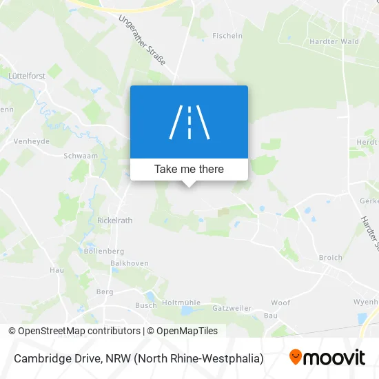 Карта Cambridge Drive