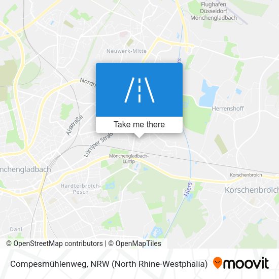 Compesmühlenweg map