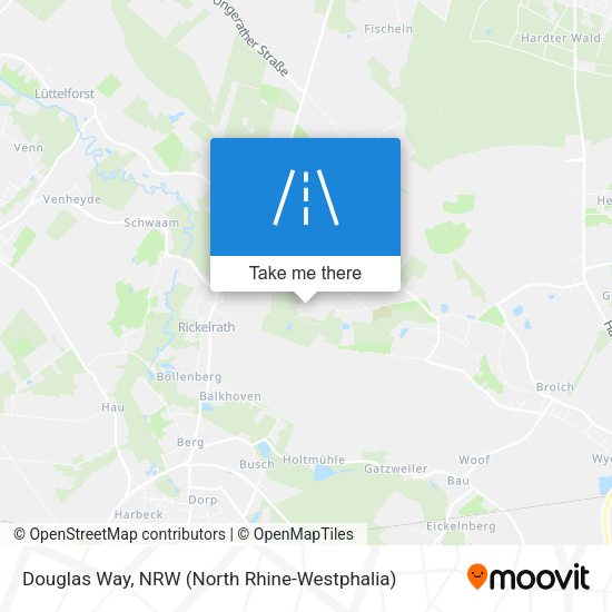 Douglas Way map