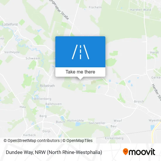 Карта Dundee Way