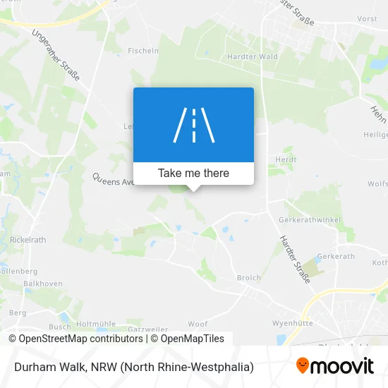 Карта Durham Walk