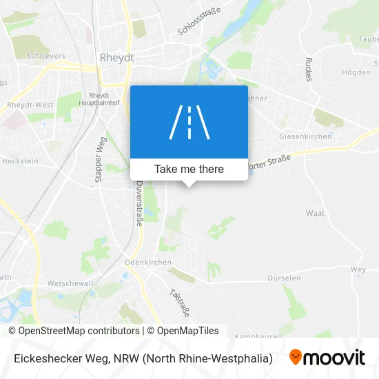 Eickeshecker Weg map