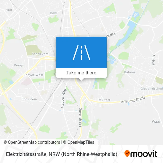 Карта Elektrizitätsstraße