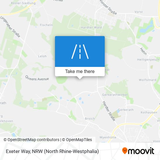 Карта Exeter Way