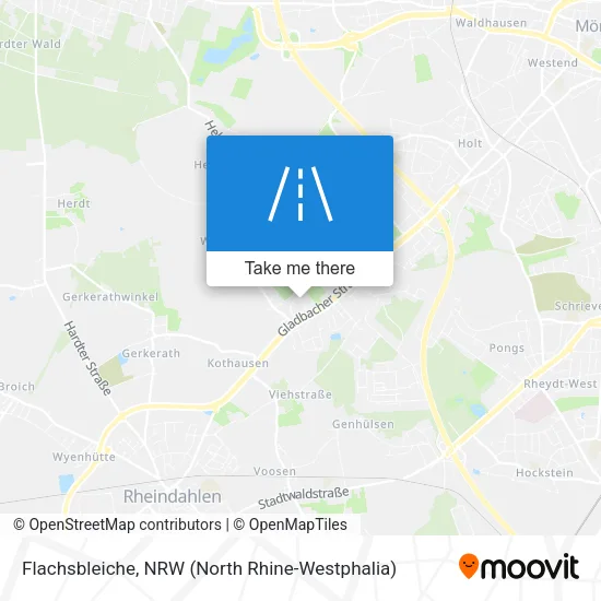 Карта Flachsbleiche