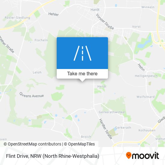 Flint Drive map