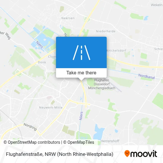 Flughafenstraße map