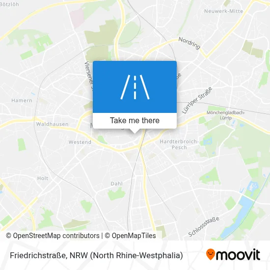Friedrichstraße map