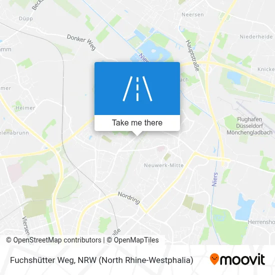 Fuchshütter Weg map