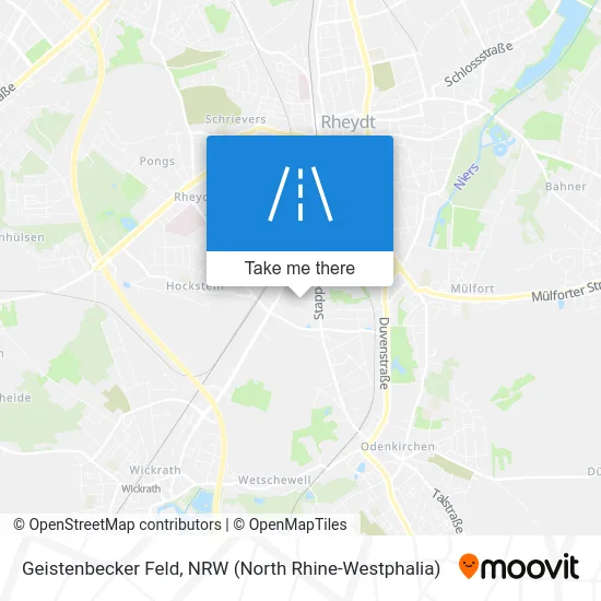 Geistenbecker Feld map