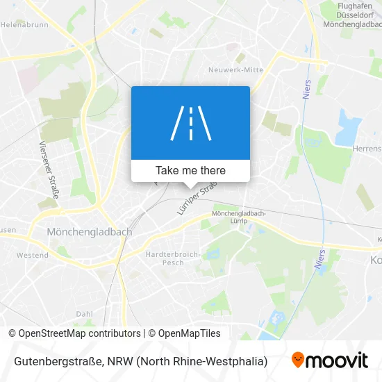 Gutenbergstraße map