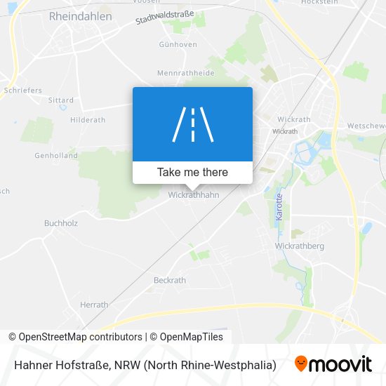 Hahner Hofstraße map