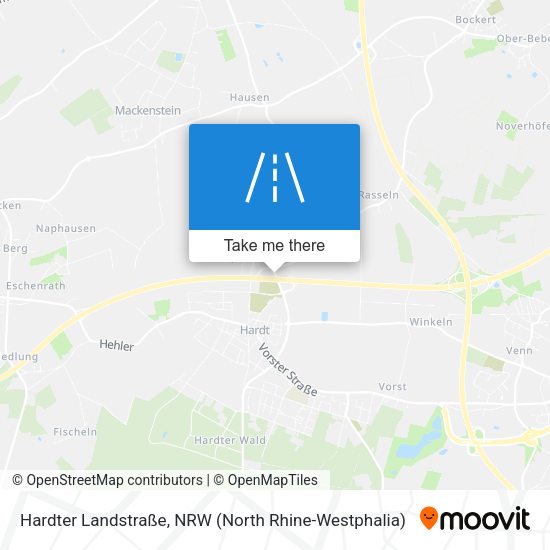Hardter Landstraße map