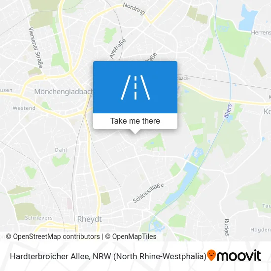 Hardterbroicher Allee map