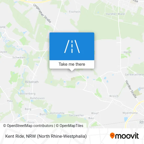 Карта Kent Ride