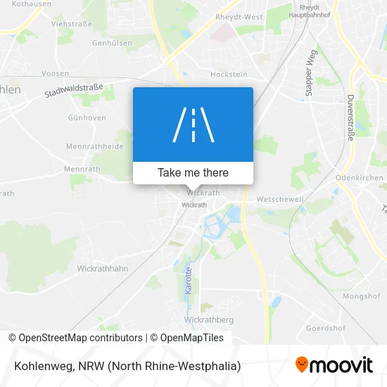 Kohlenweg map