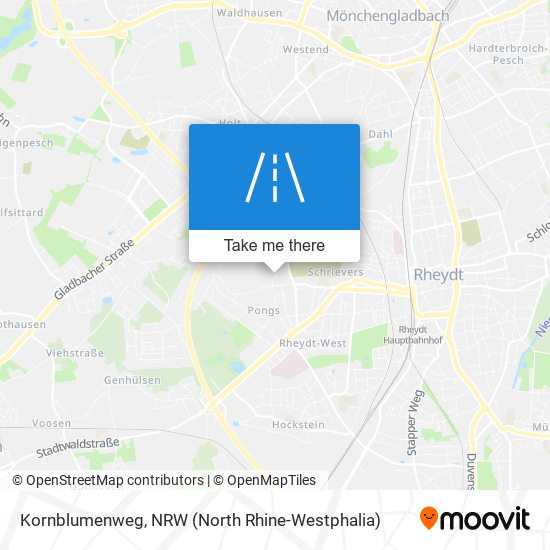 Kornblumenweg map