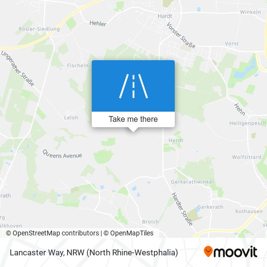 Lancaster Way map