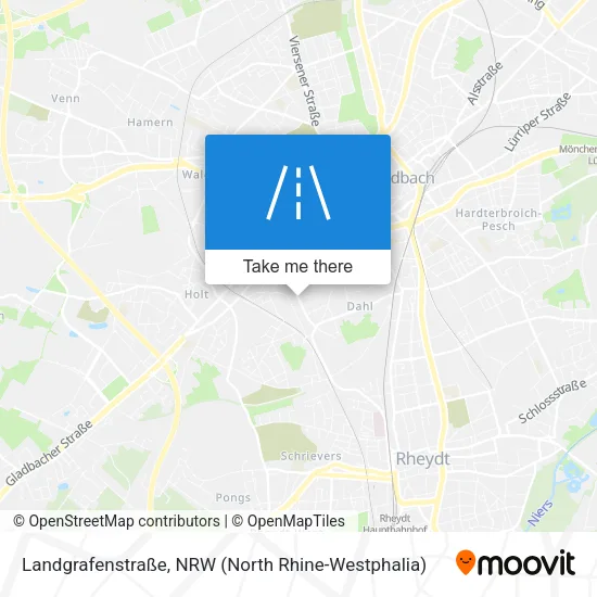 Карта Landgrafenstraße