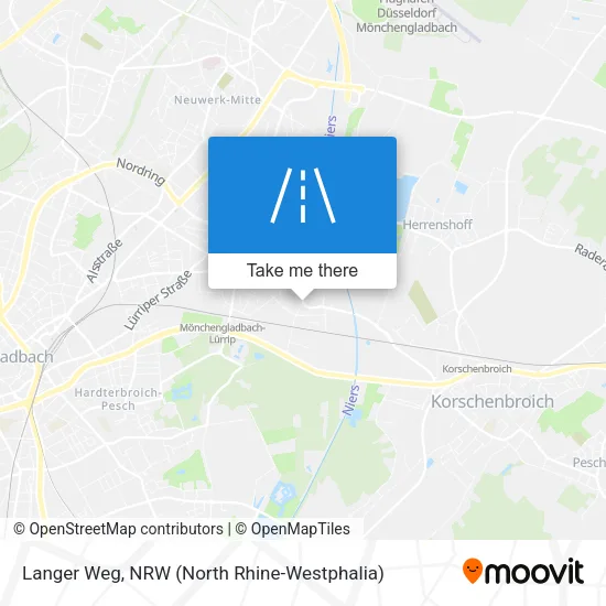 Карта Langer Weg