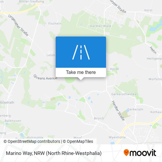 Marino Way map