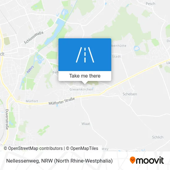 Nellessenweg map