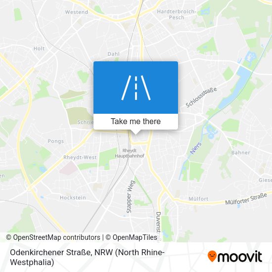 Odenkirchener Straße map
