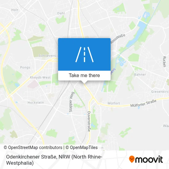 Odenkirchener Straße map