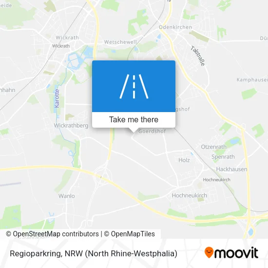 Карта Regioparkring