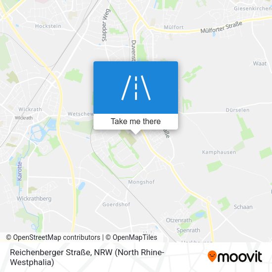 Reichenberger Straße map