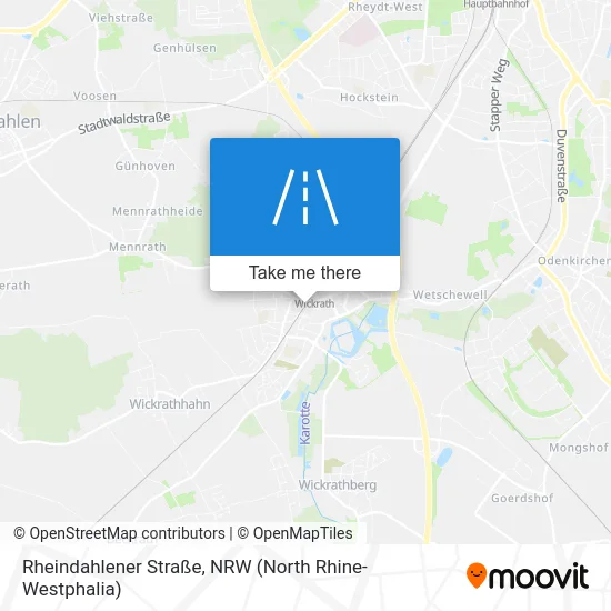 Rheindahlener Straße map