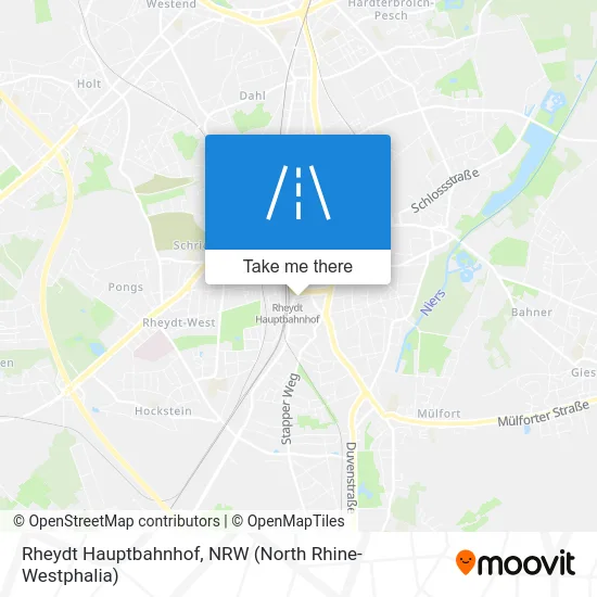 Rheydt Hauptbahnhof map