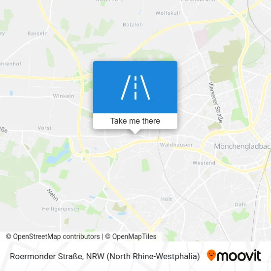 Карта Roermonder Straße