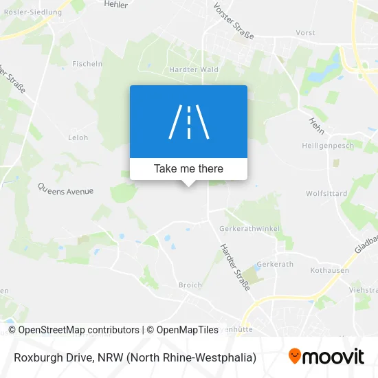 Карта Roxburgh Drive