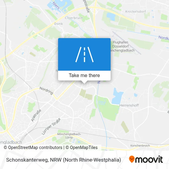 Schonskanterweg map