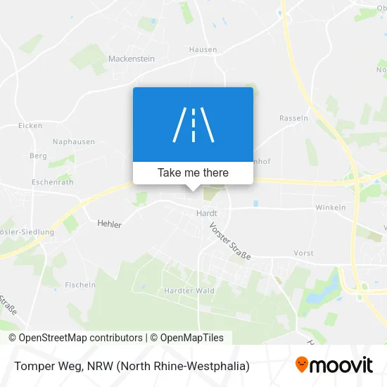 Карта Tomper Weg