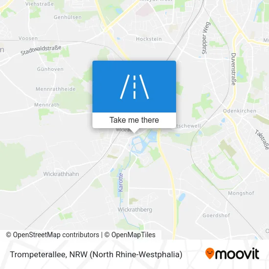 Trompeterallee map