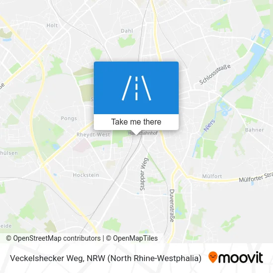 Карта Veckelshecker Weg