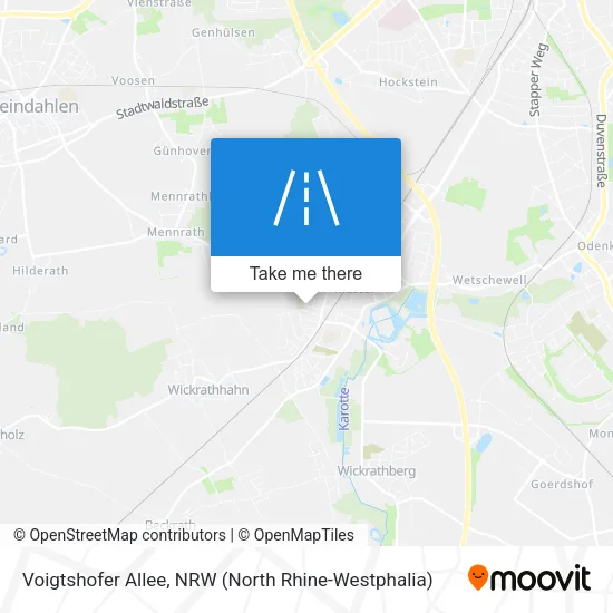 Карта Voigtshofer Allee
