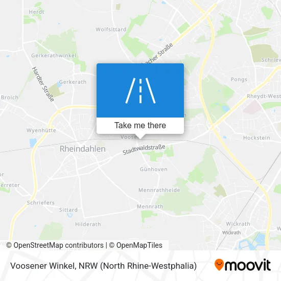 Карта Voosener Winkel